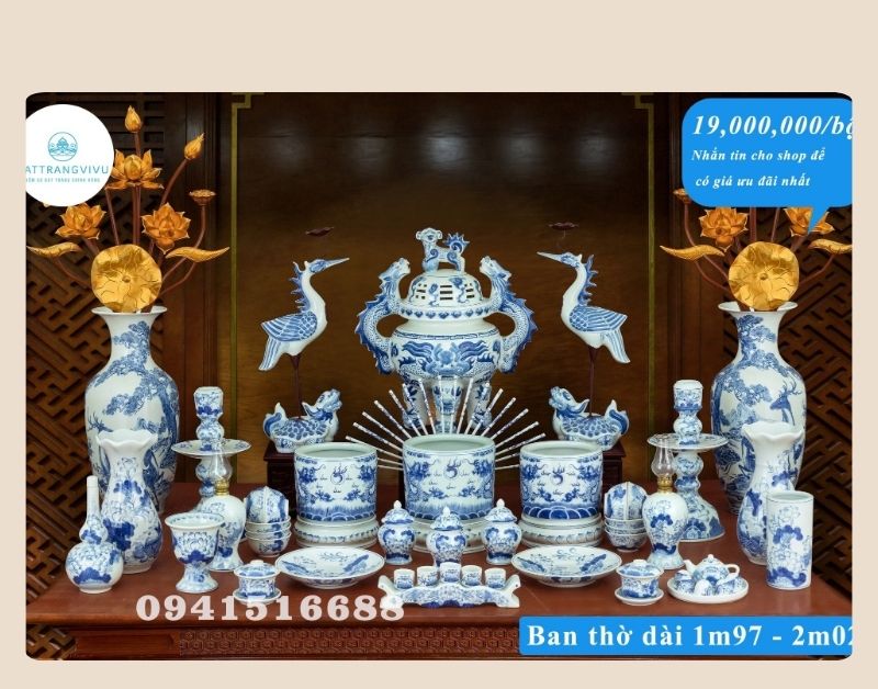5 lý do khiến người Việt luôn tin dùng bộ đồ thờ bằng sứ