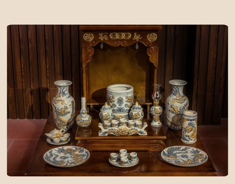 5 lý do khiến người Việt luôn tin dùng bộ đồ thờ bằng sứ