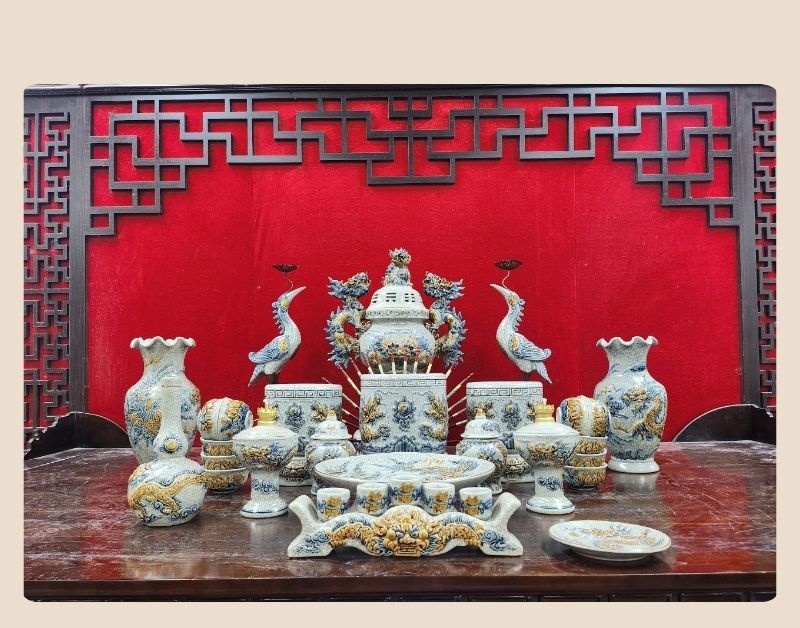 5 lý do khiến người Việt luôn tin dùng bộ đồ thờ bằng sứ
