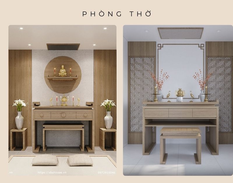 5 xu hướng trang trí phòng thờ gia đình tinh tế, hiện đại