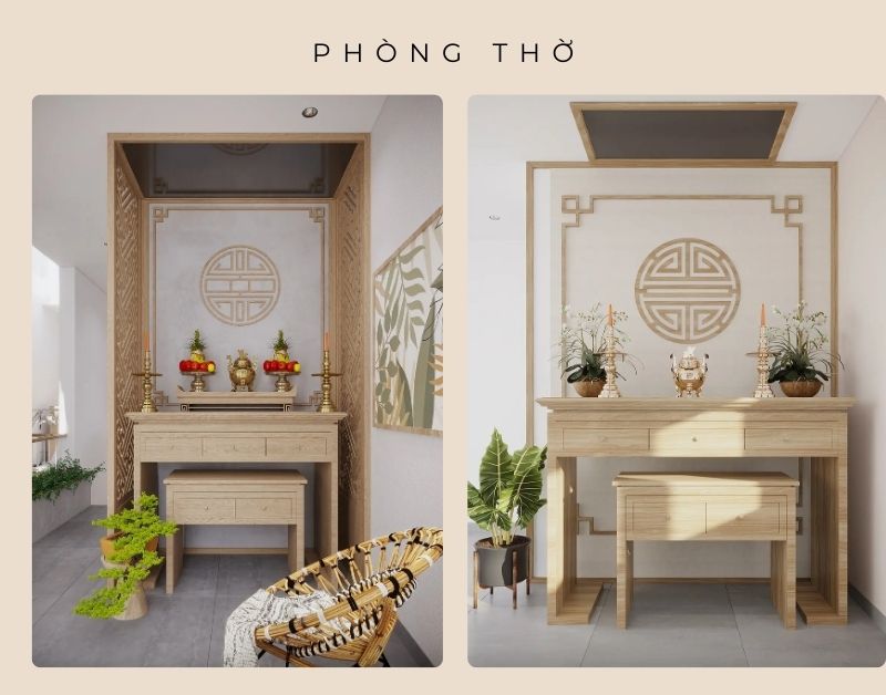 5 xu hướng trang trí phòng thờ gia đình tinh tế, hiện đại