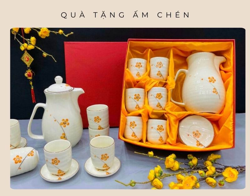 Lời khuyên khi chọn bộ ấm chén làm quà tặng