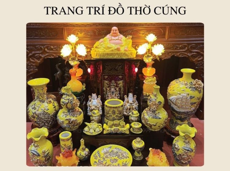Nguyên tắc vàng khi trang trí đồ thờ cúng: Tôn nghiêm, phong thủy, thẩm mỹ