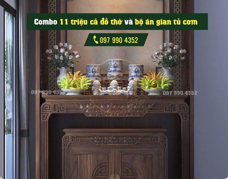 Phòng thờ gia tiên đẹp nhất cho năm 2025
