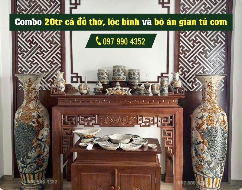 Phòng thờ gia tiên đẹp nhất cho năm 2025