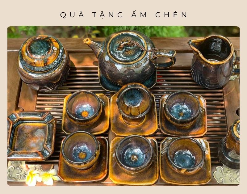 Lời khuyên khi chọn bộ ấm chén làm quà tặng 