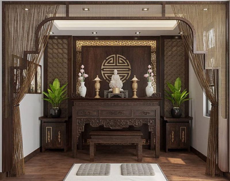Những lưu ý quan trọng khi sử dụng vách ban thờ gỗ