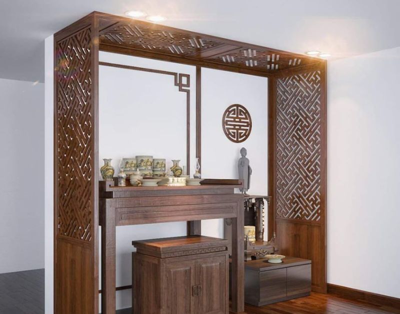 Ưu điểm khi sử dụng vách bàn thờ cho không gian thờ cúng