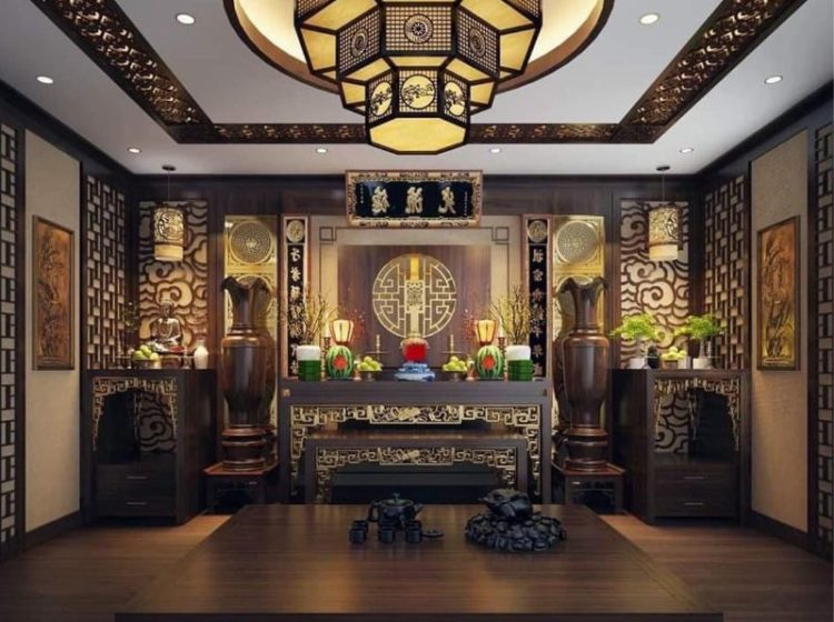 Thế nào là một không gian phòng thờ đẹp và cách bài trí hợp phong thủy?
